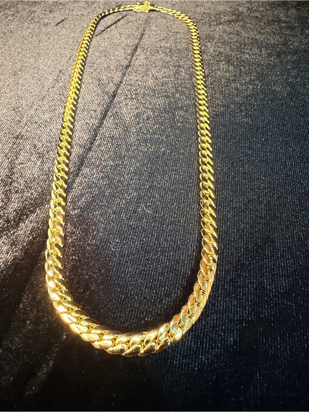Miami Cuban 14K Stamped Gold Filled 20in 6MM Necklace W/Box Lock. BRAND NEW